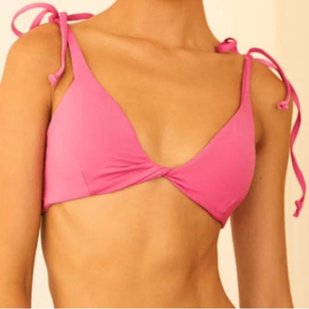 dippin’ daisy’s peony (pink) bikini
